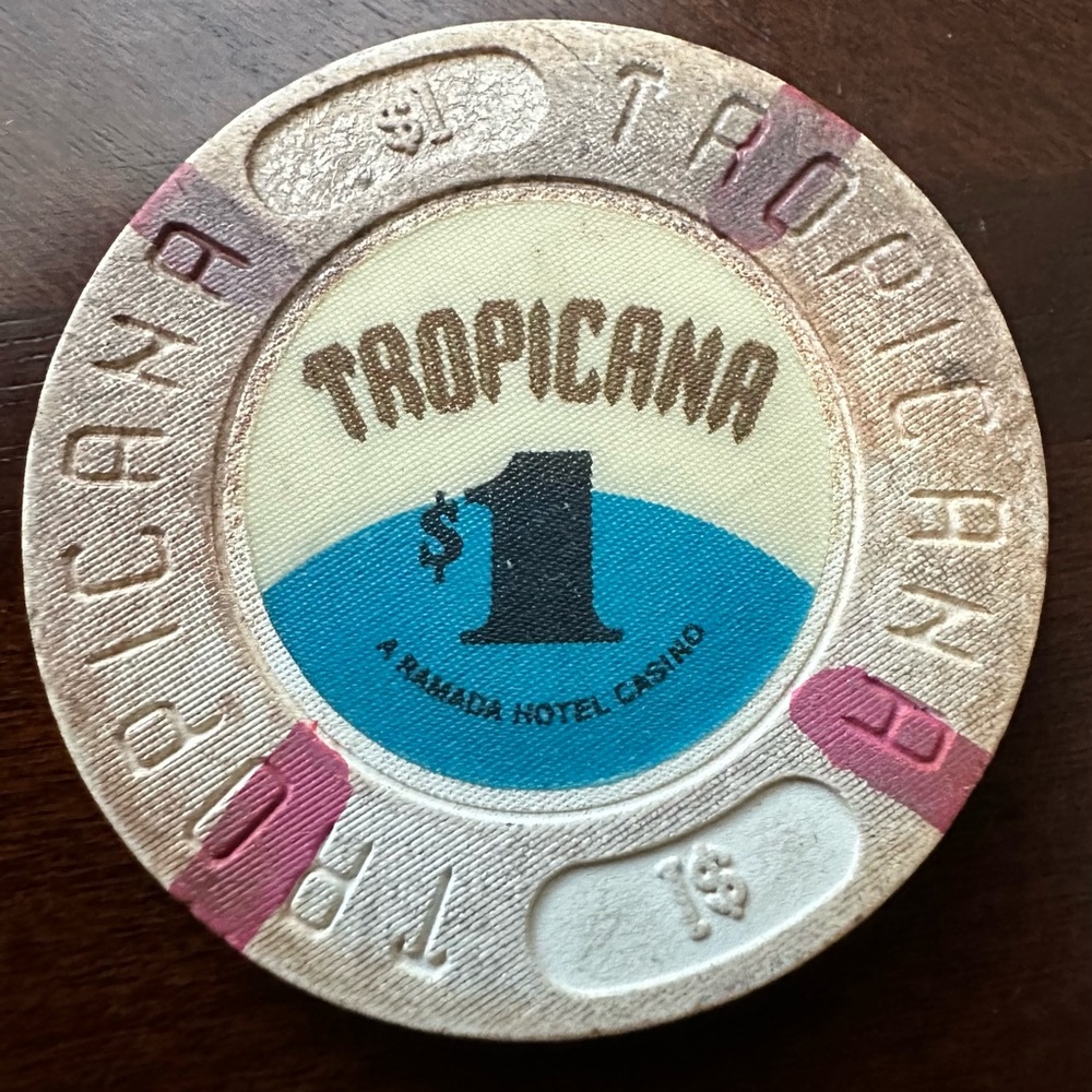 Tropicana Atlantic City chip.￼
